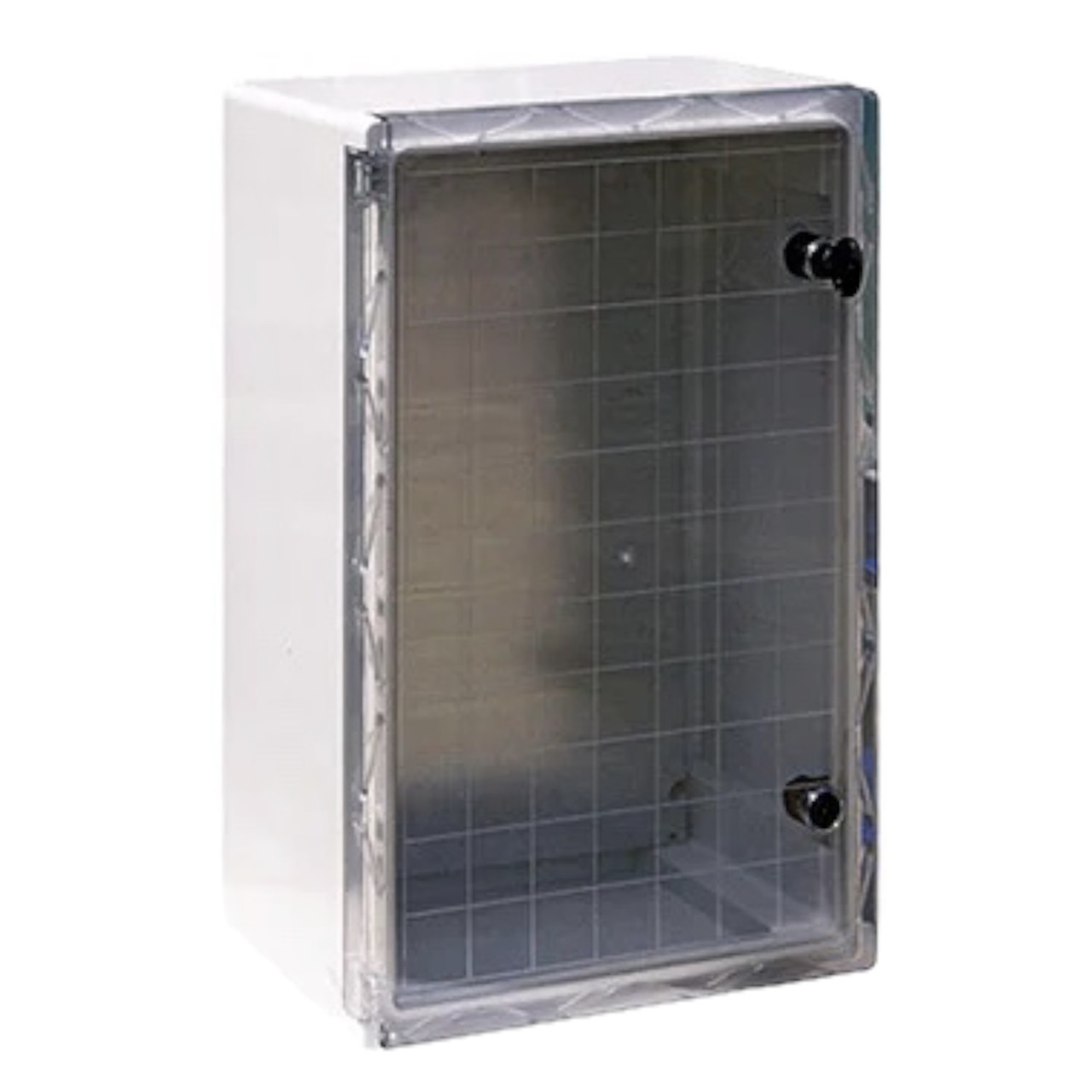 Пластиковий щит герметичний IP65 з монтажною панеллю ударостійкий, 500х600х220, прозора дверцята