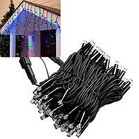 Гірлянда світлодіодна новорічна кольорова Бахрома 120 LED 5м, вулична