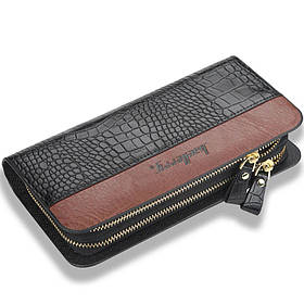 Чоловічий гаманець. Чоловічий клатч. Гаманець чоловічий портмоне Коричневий