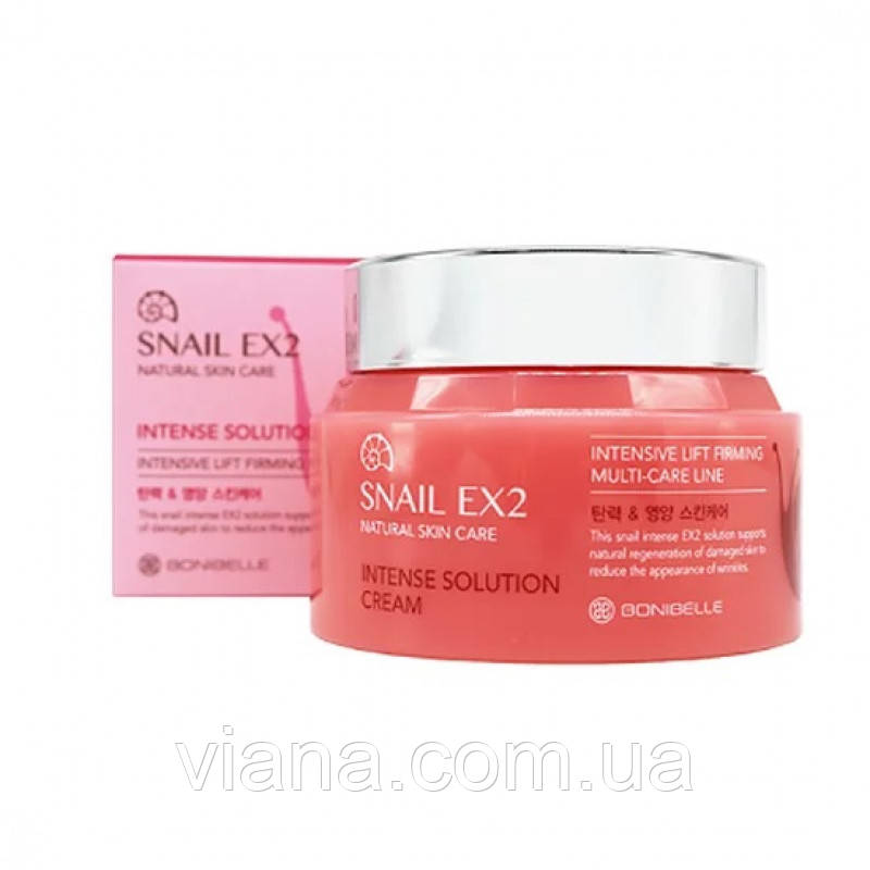 Крем для обличчя з муцином равлика Enough Bonibelle Snail EX2 Intense Solution 80 мл