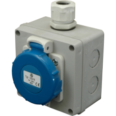 Розетка силова вбудована SEZ VZ 16 S IP44 2 полюси