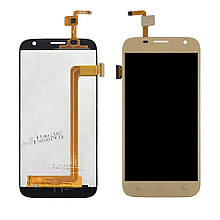 Дисплей Ergo F502 + сенсор золотий