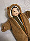 Дитячий зимовий хутряний теплий комбінезон MagBaby Teddy 62, 68, фото 10