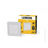 СВЕТОДИОДНЫЙ СВЕТИЛЬНИК LEBRON L-PSS-1841, 18W, НАКЛАДНОЙ, 220X220X36MM, 4100K, 1260LM, УГОЛ 120 °