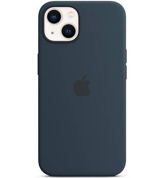 Силіконовий чохол-накладка Apple Silicone Case for iPhone 13, Abyss Blue (HC)(A)