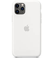 Силиконовый чехол-накладка Apple Silicone Case for iPhone 11 Pro, White (HC) (A)