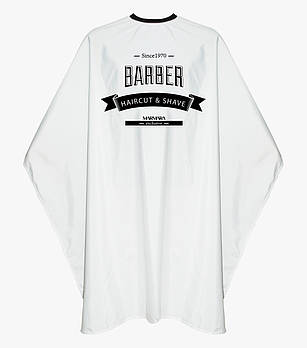 Накидка для стрижки та гоління Marmara Barber Cape White Barber