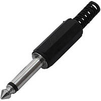 Штекером 6,3 мм моно, пластиковий корпус