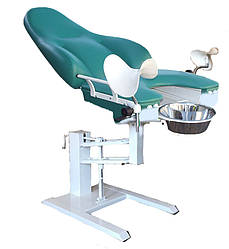 Оглядове крісло для гінекологічних процедур з механічним регулюванням висоти КС-2РМ