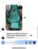 Крісло мішок, М'який Пуф безкаркасне крісло Груша XL 105*80 см зелене .Оксфорд 600(водовідштовхувальна тканина), фото 5