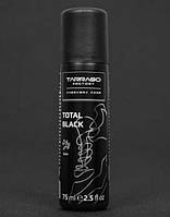 Крем - краска для сникерсов и кроссовок верха и подошвы Tarrago Sneakers Total Black, 75 мл, цв. черный