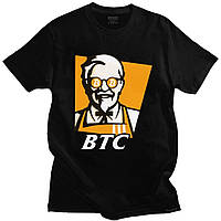 Футболка с принтом "KFC BTC T-Shirt. Криптовалюта. Биткоин. bitcoin" Push IT L