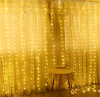 Гірлянда світлодіодна штора "Водоспад" 480 Led, 3*3м, білий світ