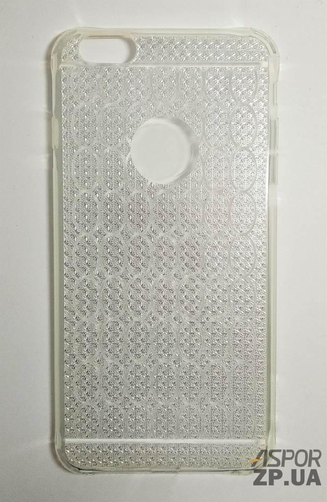 Чохол iPhone 6 Plus- OuCase for Aspor Crystal drop срібло, фото 1