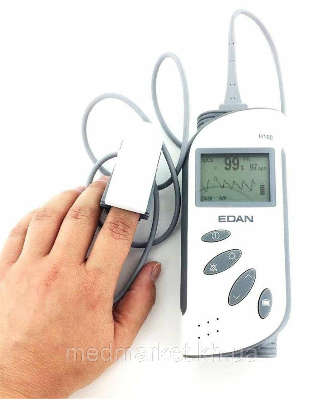 Портативний пульсоксиметр Edan H100B, фото 1