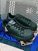 Кросівки жіночі суперстар Adidas Superstar чорні Харків