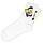 Шкарпетки білі з принтом "Дональд Дак" (розмір 36-41), фото 2