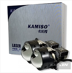 Світлодіодні лазерні фари BI-LED KAMISO 3 ДЮЙМА 55W + LASER 15W GEN:4