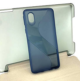 Чохол для Samsung Galaxy A01 Core A013 накладка силіконовий протиударний Totu Clear синій