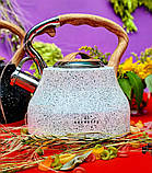 Чайник зі свистком 3 л мармурове покриття Edenberg EB-8843 Чайник для індукційної плити Чайник газовий, фото 4