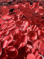 Фольгированные конфетти красные 50грамм 15мм