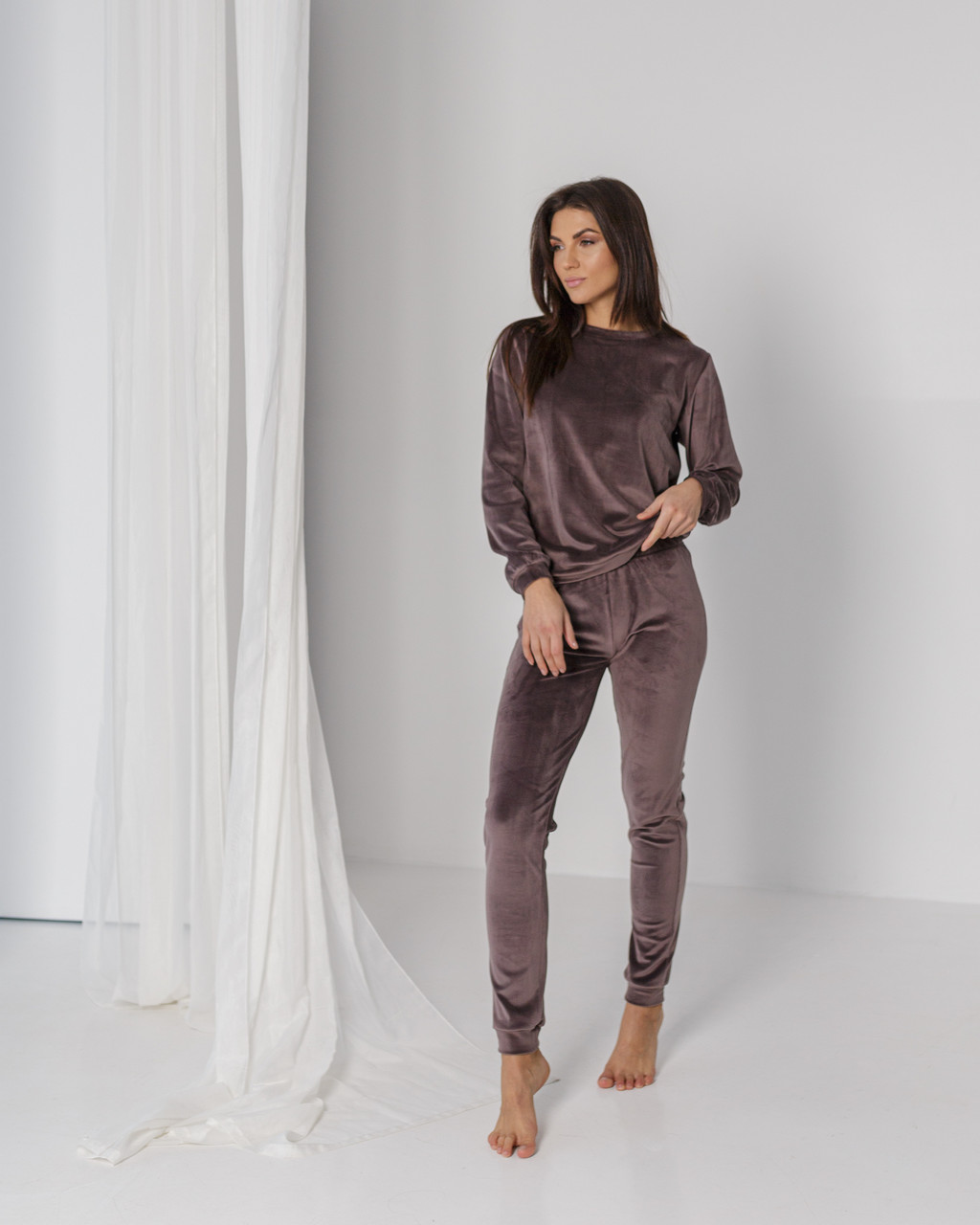 Домашній костюм кофта+штани 0285/289 Barwa Garments