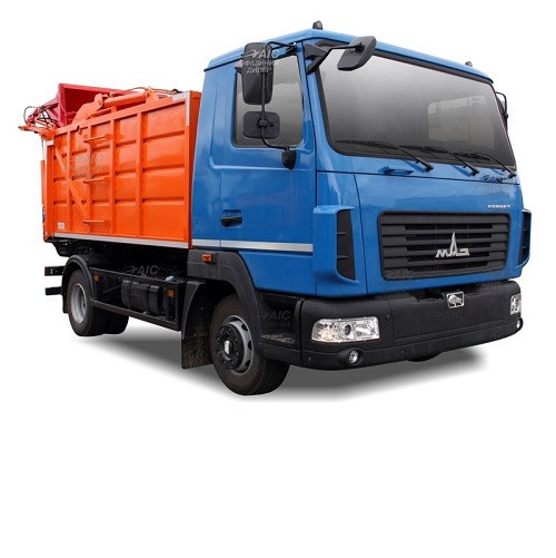 Сміттєвоз 10 м3 із заднім механічним завантаженням на шасі МАЗ 4381N2