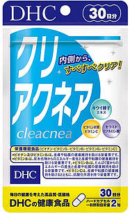 DHC Cleacnea чиста шкіра від акне з екстрактом насіння Ківі, керамідами рису та вітамінами, 60 капсул на 30 днів