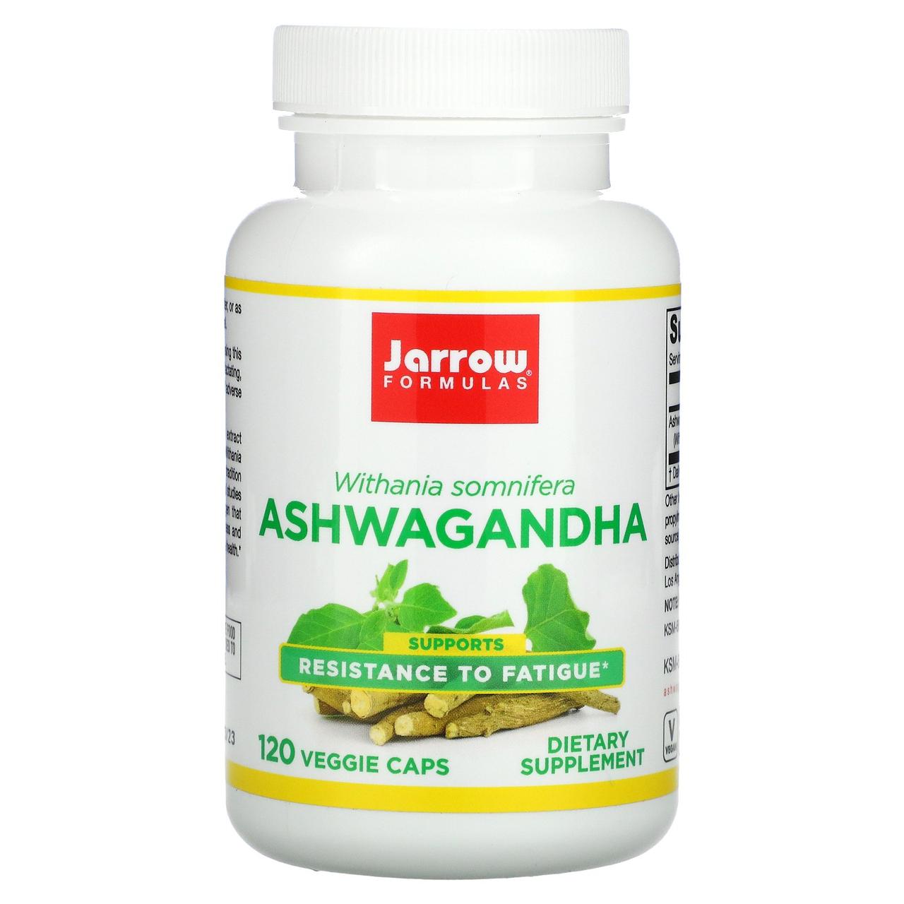 Ашваганда, Ashwagandha, Jarrow Formulas, 300 мг, 120 капсул вегетаріанських