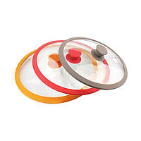 Кришка для каструлі із силіконовим обідком 28 см