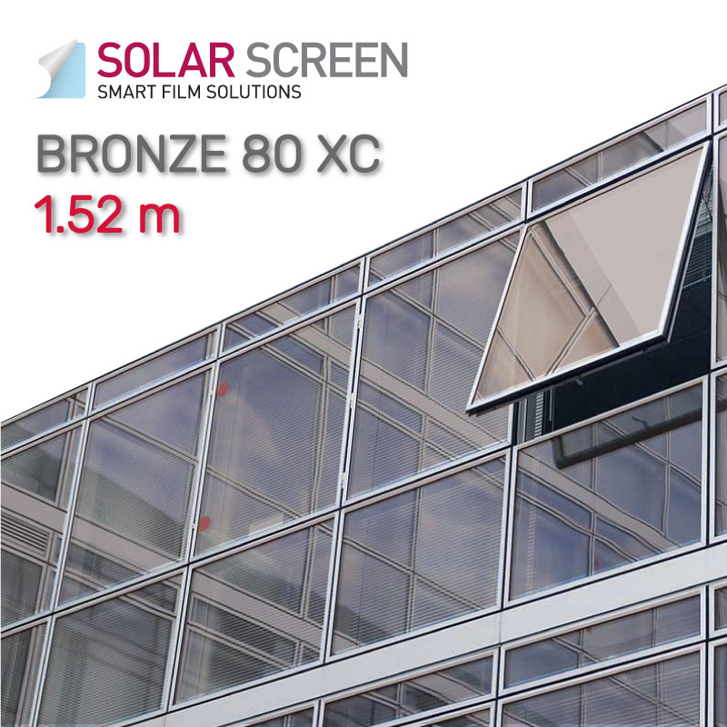 Сонцезахисна плівка Solar Screen Bronze 80 XC, світлопропускання 11% 1.52 м, фото 1