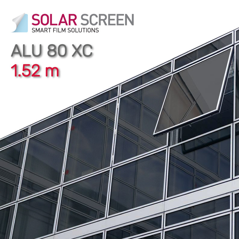 Сонцезахисна плівка Solar Screen ALU 80 XC, світлопропускання 24% 1.52 м
