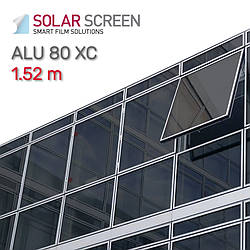 Сонцезахисна плівка Solar Screen ALU 80 XC, світлопропускання 24% 1.52 м