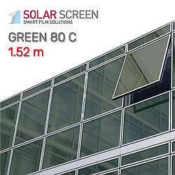Сонцезахисна плівка Solar Green Screen 80 C, світлопропускання 15% 1.52 м