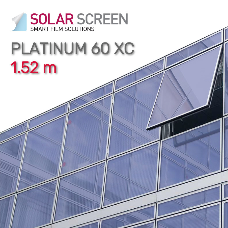 Сонцезахисна срібляста зовнішня плівка Solar Silver Screen 60 XC, світлопропускання 40% 1.52 м, фото 1