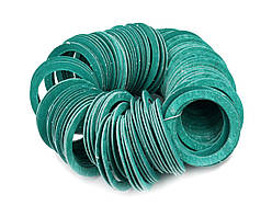 Прокладка паронітова 1/2 дюйма 10 х 19 х 2 мм зелена упаковка 100 шт