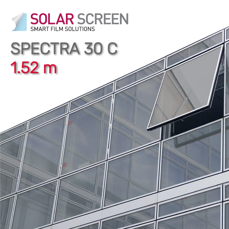Сонцезахисна екстер'єрна плівка Solar Screen Spectra 30 C, світлопропускання 70% 1.52 м, фото 1