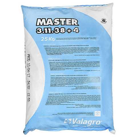 Мінеральне добриво Valagro Master 3.11.38+4 фасовка Grow-pro (500g)