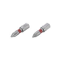 Комплект викруткових насадок PH1 1/4"*25 мм, S2, пак. 2 шт., STORM INTERTOOL VT-0217