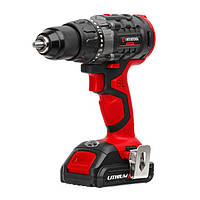 Дриль-шурупокрут акумуляторний з безщітковим двигуном 20 В, 50 Nm, 0-400/0-1500 об/хв INTERTOOL WT-0331