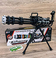 Детский Пулемет Гатлинг шестиствольный со световыми и звуковыми эффектами М134 Gatling