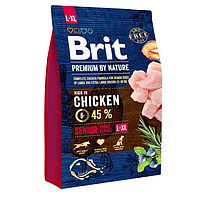 Brit Premium Dog Senior L+XL Корм для літніх собак великих і гігантських порід (вагою від 25 до 90 кг) 3 кг