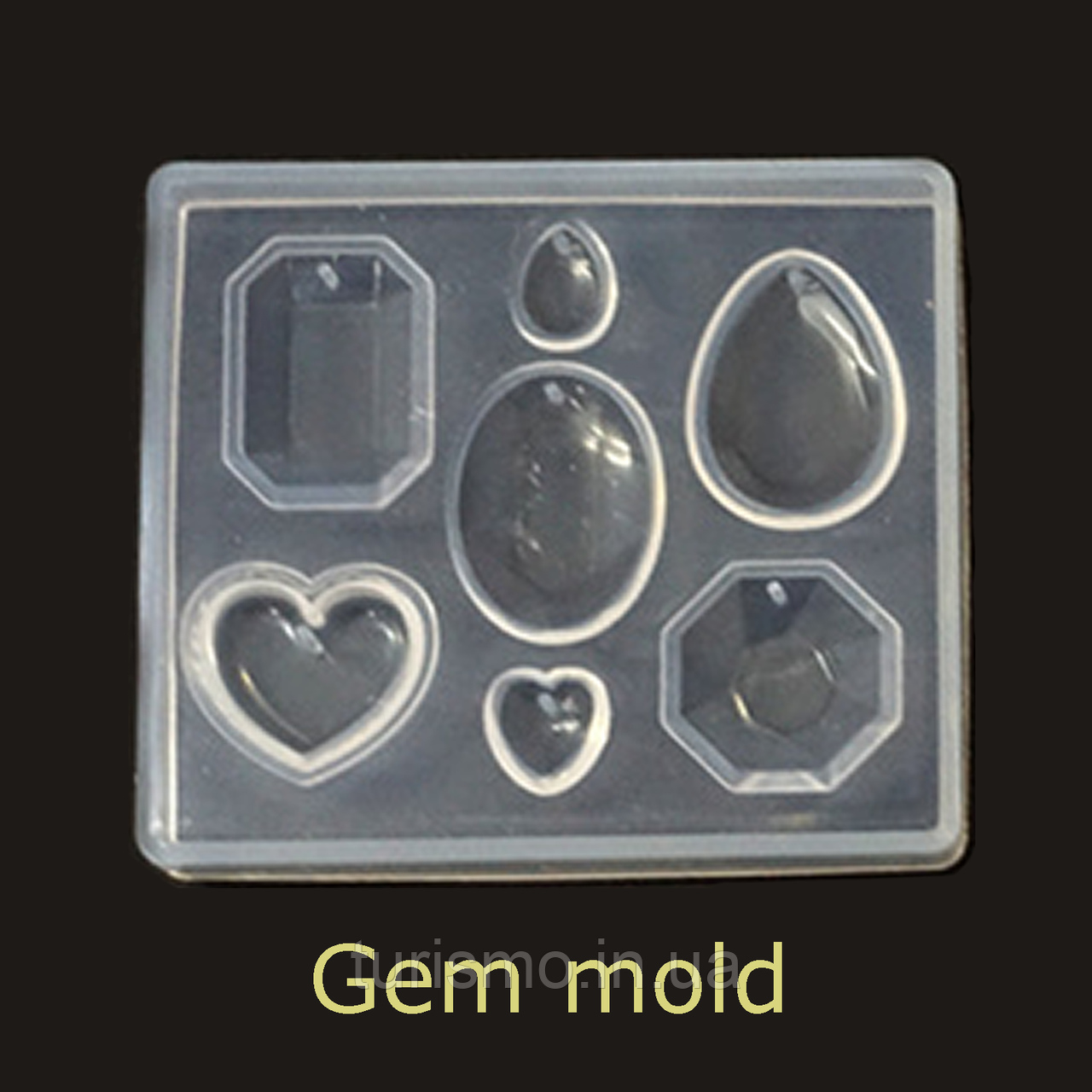Силіконова форма Gem mold 90x79