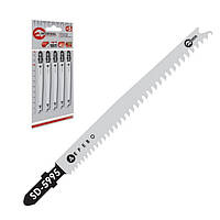 Набір полотен 5 од. для лобзика. Робоча довжина 90 мм INTERTOOL SD-5995