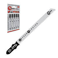 Набір полотен 5 од. для лобзика. Робоча довжина 75 мм INTERTOOL SD-5996