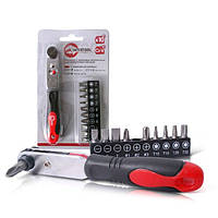 Ручка з храповим механізмом для викруткових насадок INTERTOOL VT-0105