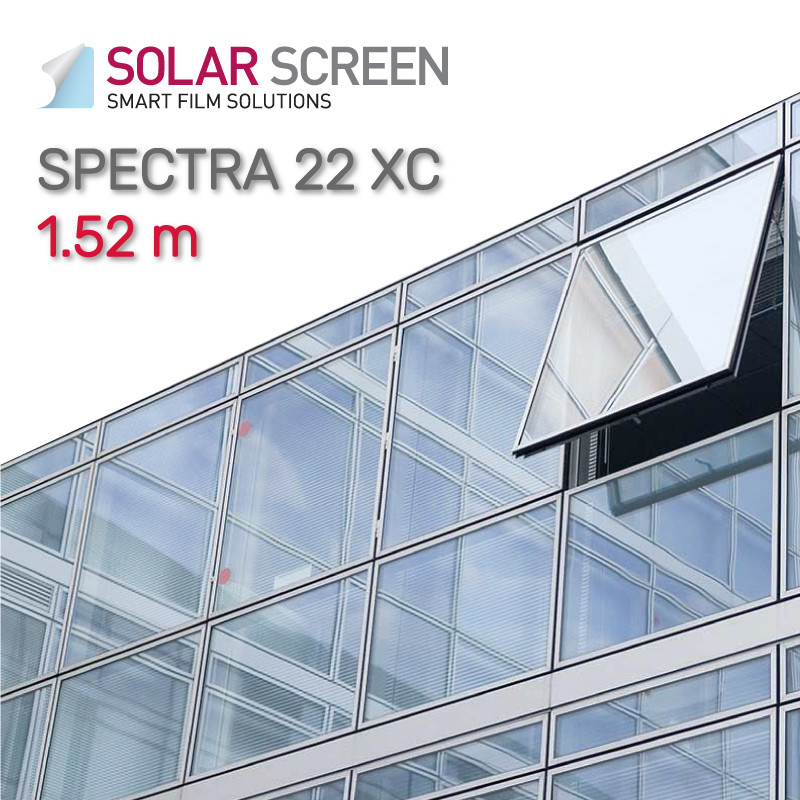 Сонцезахисна зовнішня нейтральна плівка Solar Screen Spectra 22 XC, світлопроникність 78% 1.52 м