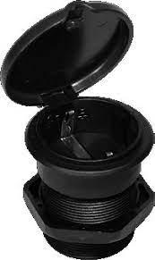 Розетковий модуль SEZ SZ 16S/1 чорний, що вбудовується в стіл., фото 1