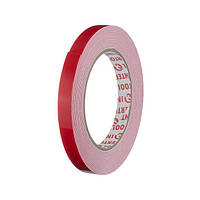 Стрічка клейка двостороння Універсальна 12 мм*5м*1мм, біла, спінений поліетилен INTERTOOL KT-0813