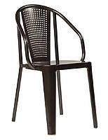 Металеве крісло Сицилія Loft чорне, Стільці штабельовані по 30 шт., фото 2